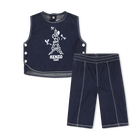 Conjunto de top e cal&ccedil;as KENZO KIDS 
                    MENINA