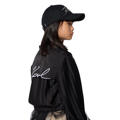 Casaco de manga plissada KARL LAGERFELD KIDS GIRL