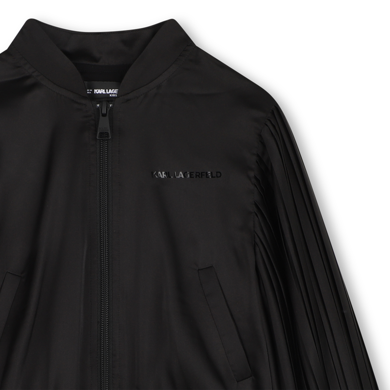 CASACO DE MANGA PLISSADA KARL LAGERFELD KIDS 
                        GIRL