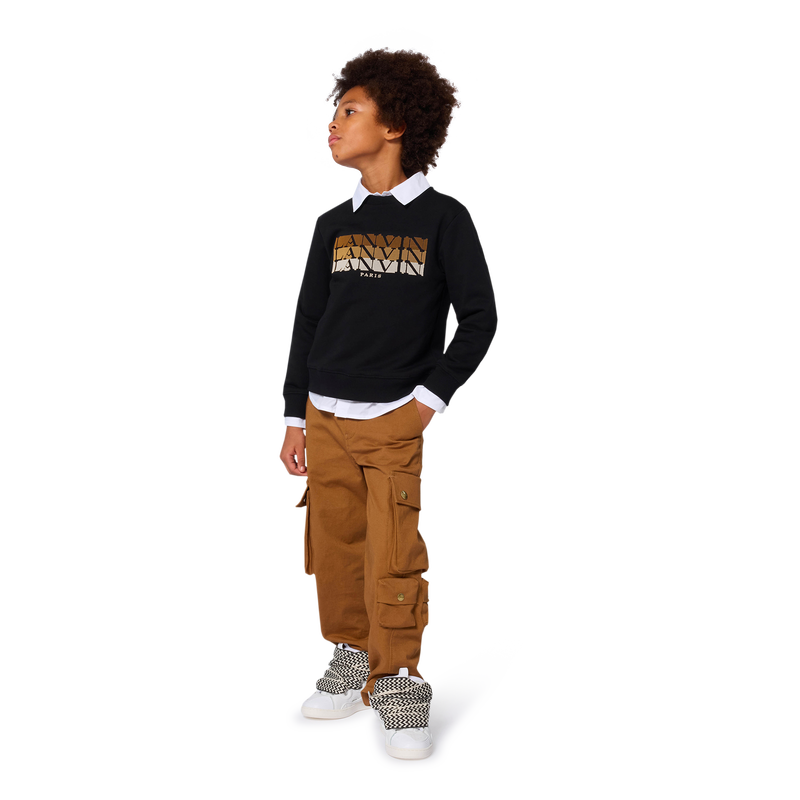 Moletom com logotipo LANVIN 
                    BOY