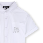 Vestido de manga curta DKNY 
                    GIRL
