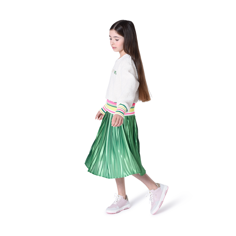 Pleated midi skirt KARL LAGERFELD KIDS 
                    GIRL