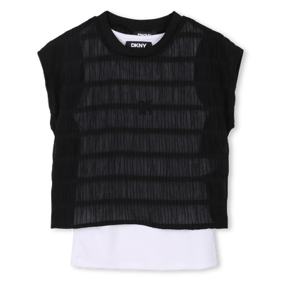 T-shirt de cerim&oacute;nia 2-em-1 DKNY GIRL