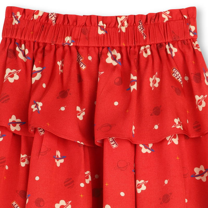 Saia com babados KENZO KIDS 
                    GIRL