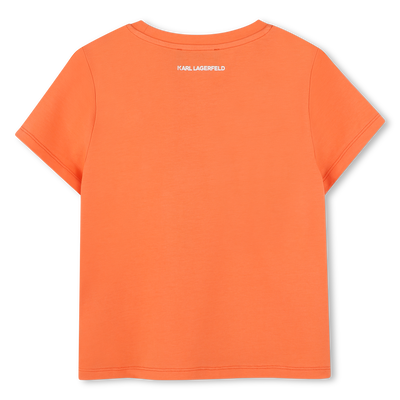 T-shirt with print KARL LAGERFELD KIDS GIRL