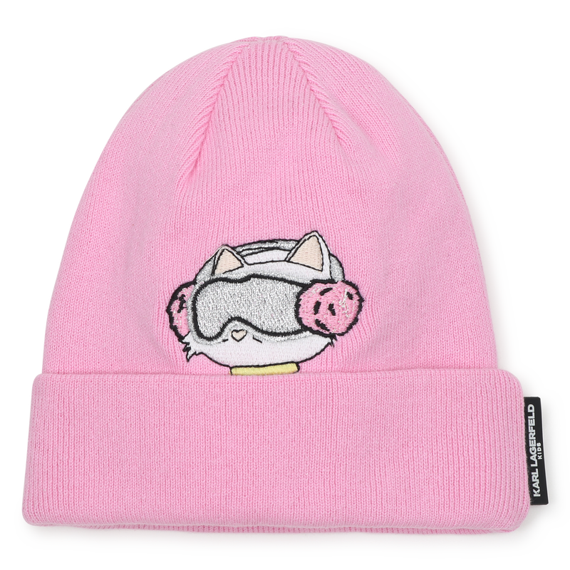 Gorro de tric&ocirc; KARL LAGERFELD KIDS 
                        GIRL
