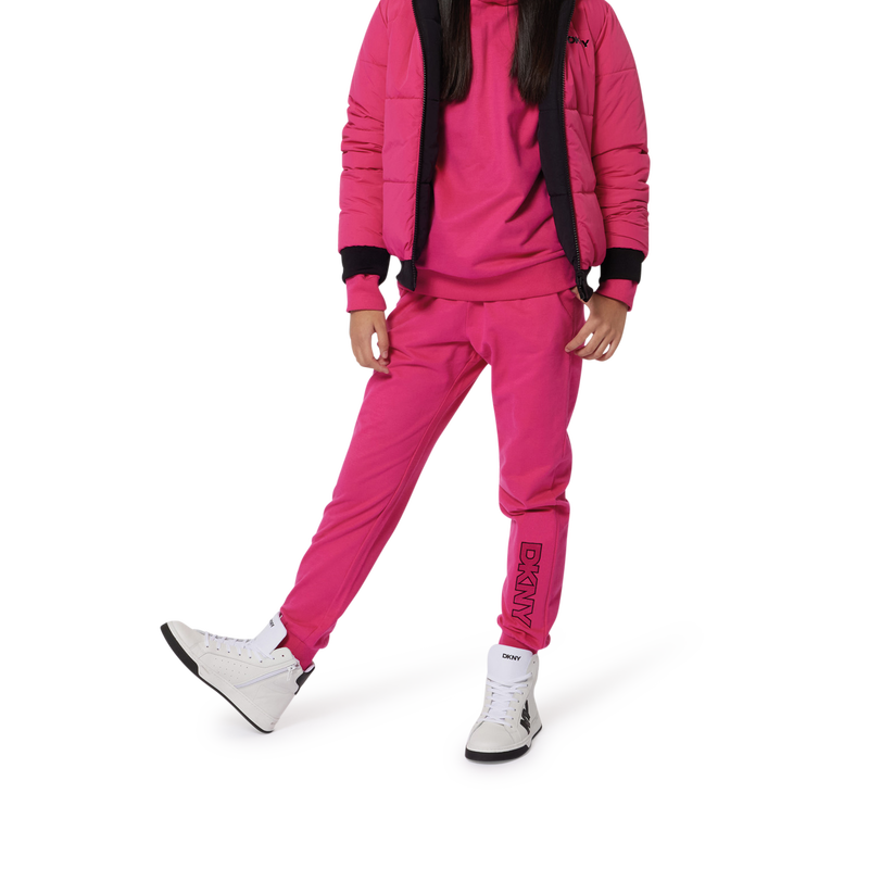 Cal&ccedil;as de jogging em molet&atilde;o DKNY 
                        UNISEX