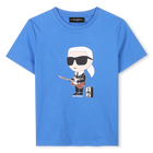T-shirt de manga curta KARL LAGERFELD KIDS 
                    BOY