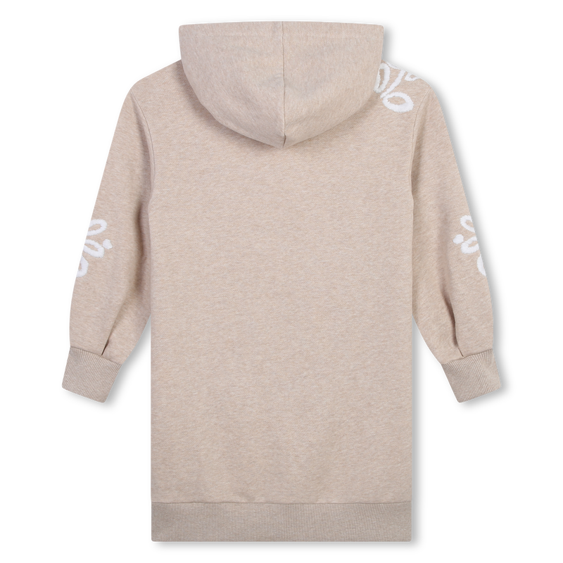 Vestido de molet&atilde;o com capuz CHLOE 
                        GIRL