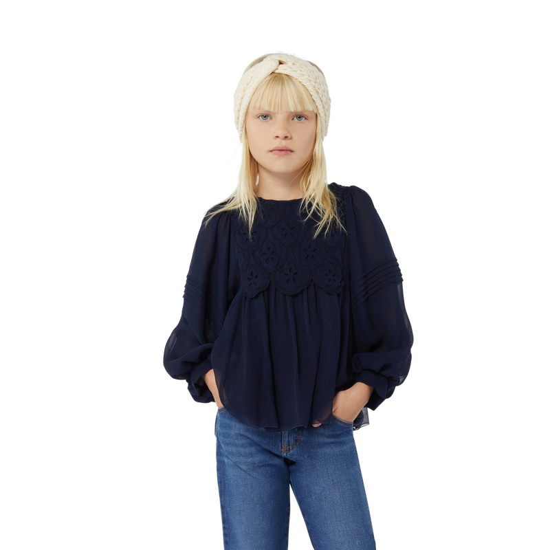 Fita em malha de algodão e lã CHLOE 
                    GIRL