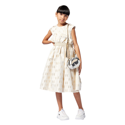 Bolsa de lona revestida KARL LAGERFELD KIDS GIRL