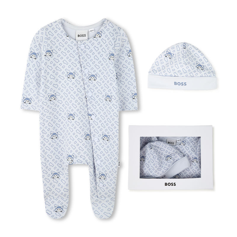 Conjunto de pijama e touca BOSS 
                    BOY