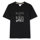 Camiseta de mangas curtas, PRETO, hi-res