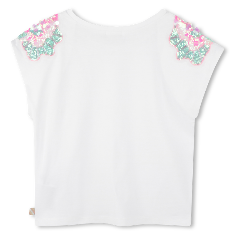 T-shirt com lantejoulas BILLIEBLUSH 
                        GIRL