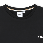 Sweatshirt gola redonda lisa BOSS 
                    BOY