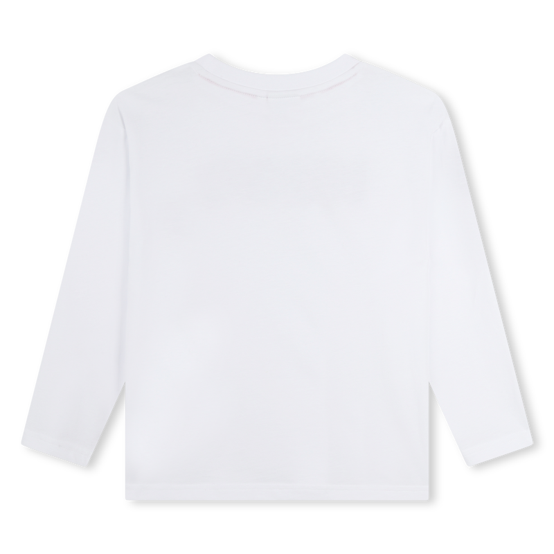 T-shirt estampada com log&oacute;tipo HUGO 
                        GIRL