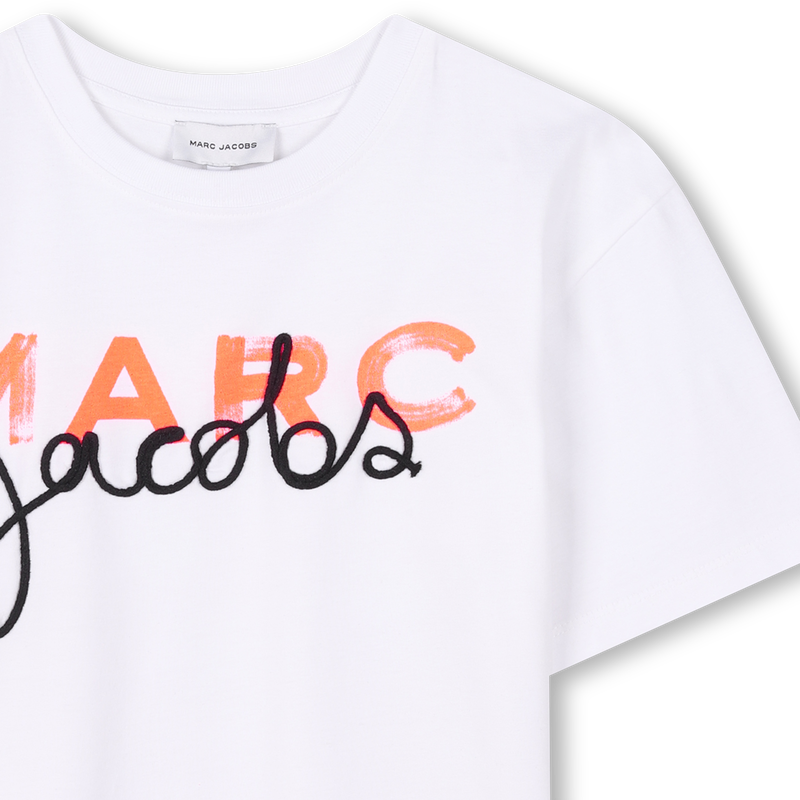 T-shirt algod&atilde;o gola redonda MARC JACOBS 
                        BOY