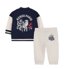 Cardigan e conjunto de cal&ccedil;as KENZO KIDS 
                    BOY