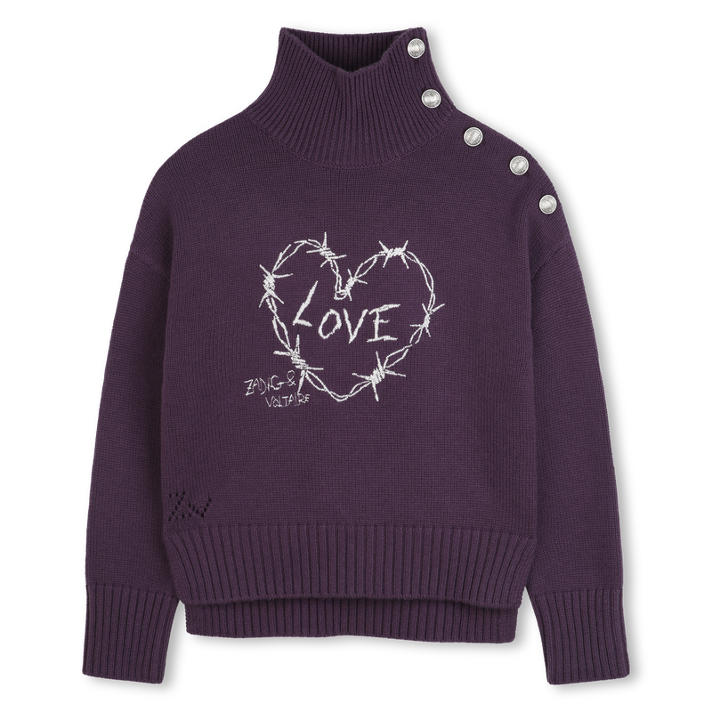 Camisola de malha de gola alta ZADIG & VOLTAIRE 
                    GIRL