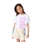 T-shirt de manga curta BILLIEBLUSH 
                    GIRL