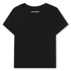 T-shirt de manga curta KARL LAGERFELD KIDS 
                    GIRL