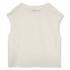 T-shirt de cerim&oacute;nia algod&atilde;o MICHAEL KORS 
                    GIRL