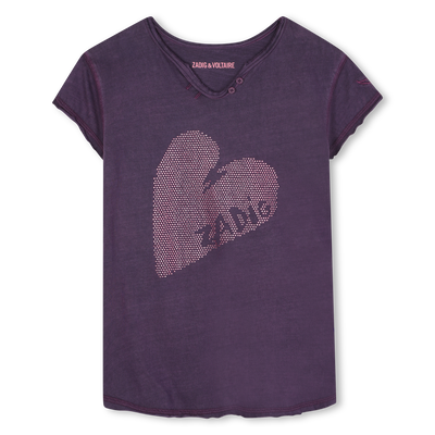 T-shirt com estampado gráfico ZADIG & VOLTAIRE GIRL
