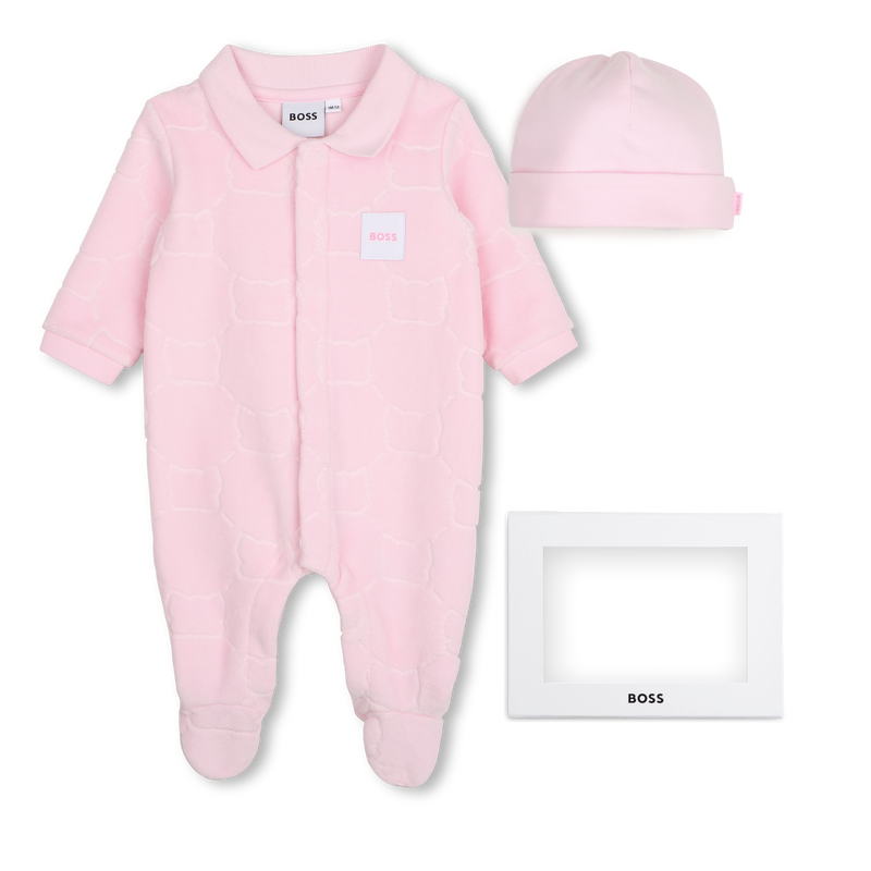 Conjunto de pijama e touca BOSS 
                        MENINA