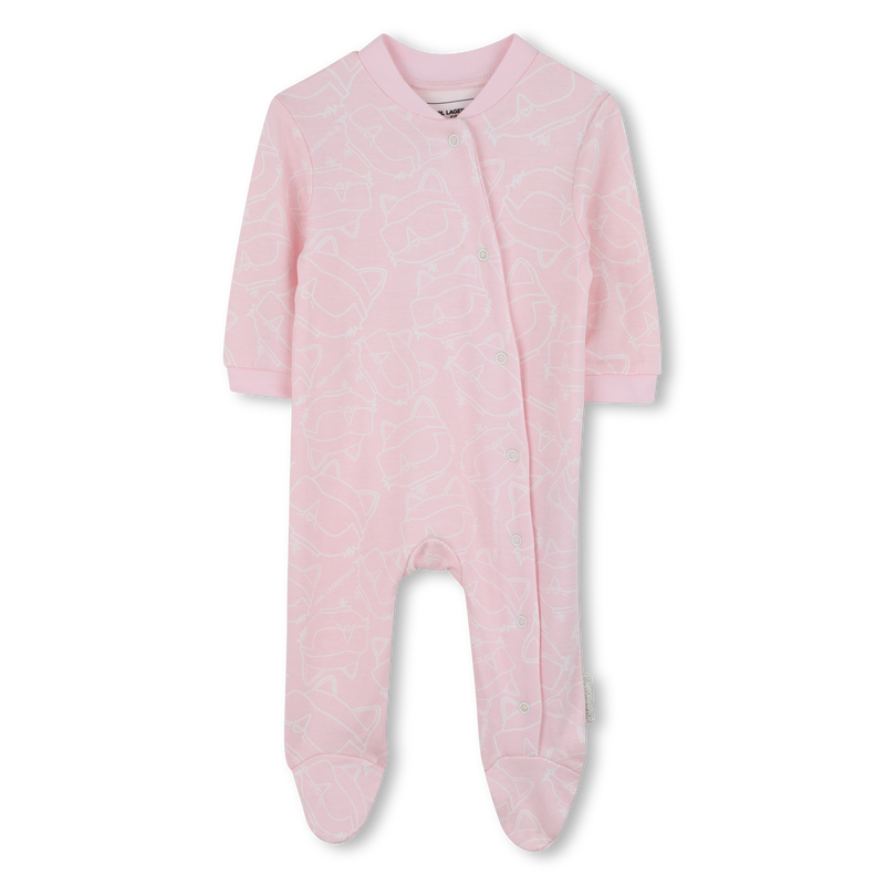 Conjunto de pijama de 3 peças KARL LAGERFELD KIDS 
                    GIRL