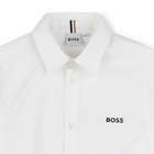 Camisa manga comprida algod&atilde;o BOSS 
                    BOY