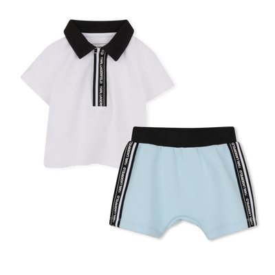 CONJUNTO DE T-SHIRTS E CAL&Ccedil;&Otilde;ES KARL LAGERFELD KIDS BOY