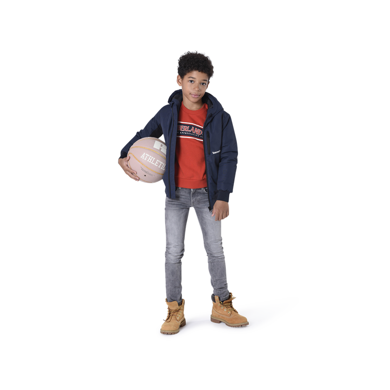 BLUSAO COM CAPUCHO TIMBERLAND 
                    BOY