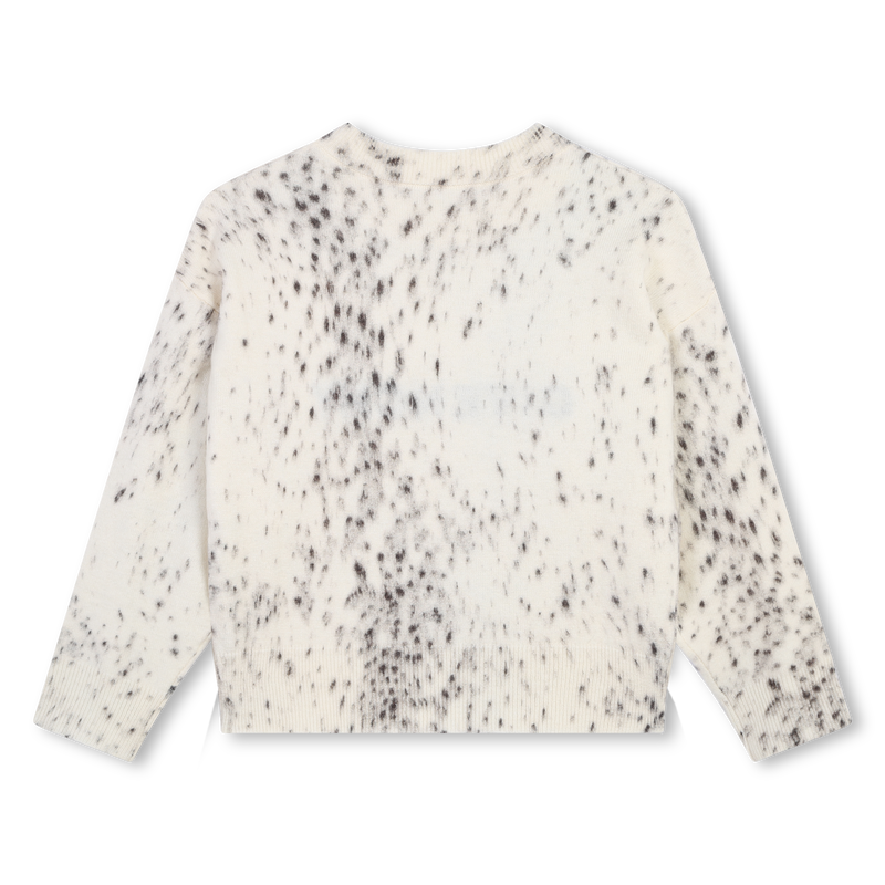 Printed Wool-Blend Sweater GIVENCHY 
                    GIRL