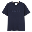 Camiseta de mangas curtas, AZUL MARINHO, hi-res