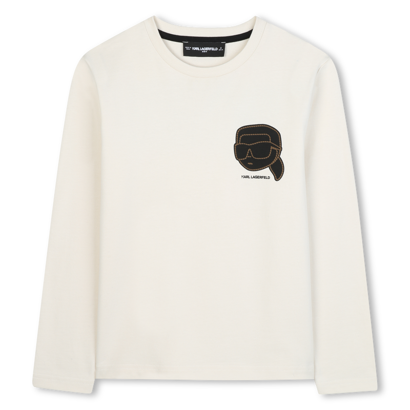 Camiseta de manga comprida KARL LAGERFELD KIDS 
                    BOY