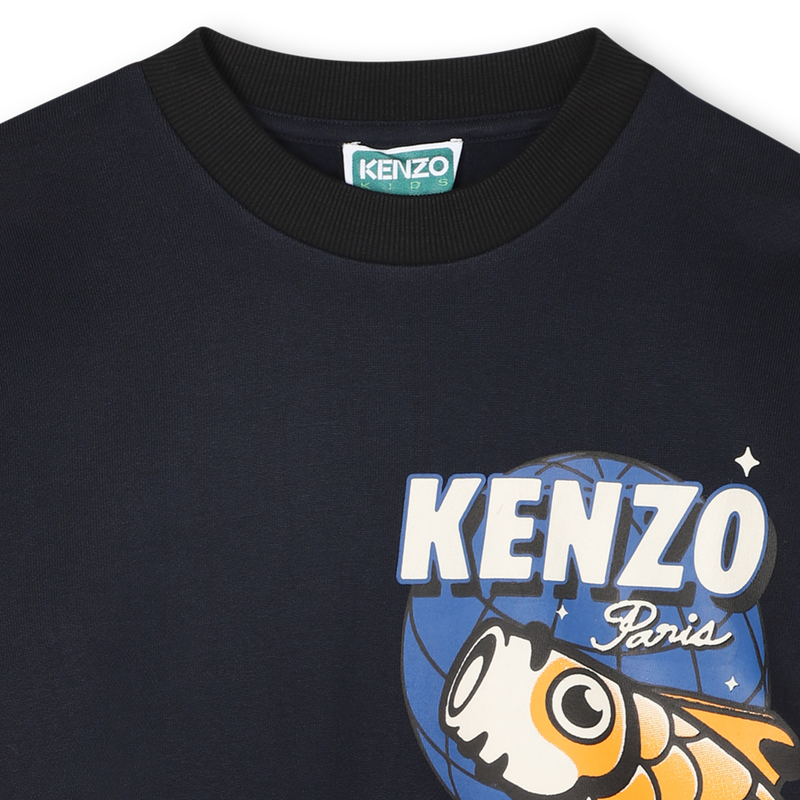 Moletom de l&atilde; KENZO KIDS 
                        BOY