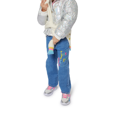 Blus&atilde;o metalizado com capuz BILLIEBLUSH GIRL