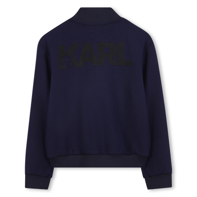 Cardigã duplo em jersey KARL LAGERFELD KIDS BOY