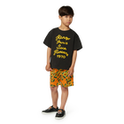 Bermudas em cetim de algod&atilde;o KENZO KIDS 
                    BOY