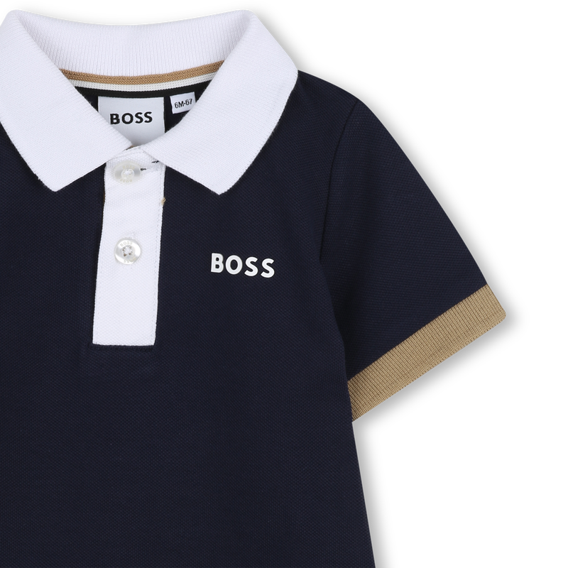 CAMISA POLO DE MANGA CURTA BOSS 
                        BOY