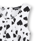 Vestido estampado em algod&atilde;o DKNY 
                    GIRL