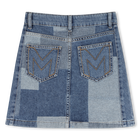 Saia de denim MARC JACOBS 
                    GIRL