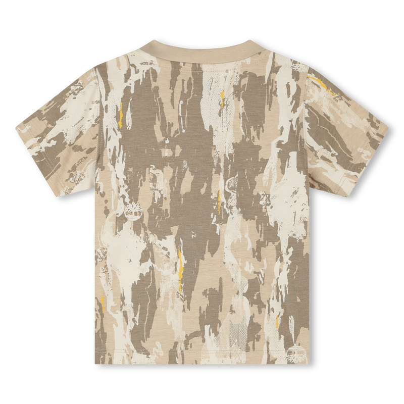 Short-Sleeved Cotton T-Shirt TIMBERLAND 
                    BOY