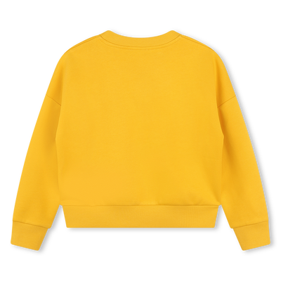 Sweatshirt em molet&atilde;o KENZO KIDS GIRL