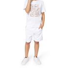 Bermudas com faixas laterais BOSS 
                    MENINO