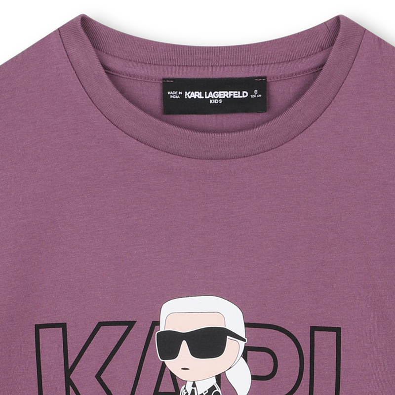 T-shirt de manga curta KARL LAGERFELD KIDS 
                    BOY