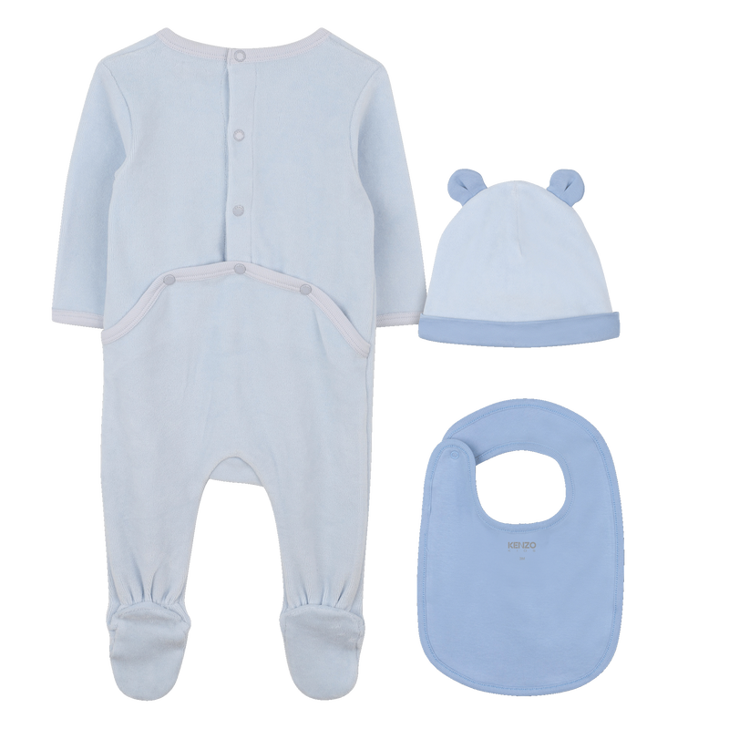 Pijama + chapéu + conjunto babador KENZO KIDS 
                    UNISEX