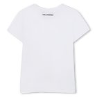 T-shirt de manga curta KARL LAGERFELD KIDS 
                    GIRL