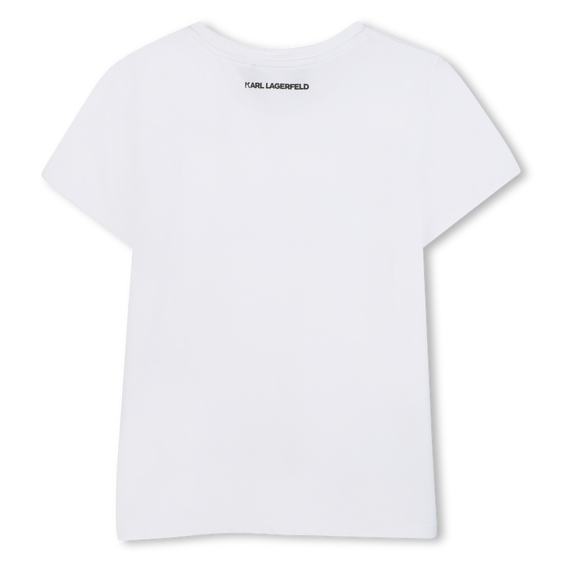 T-shirt de manga curta KARL LAGERFELD KIDS 
                        GIRL