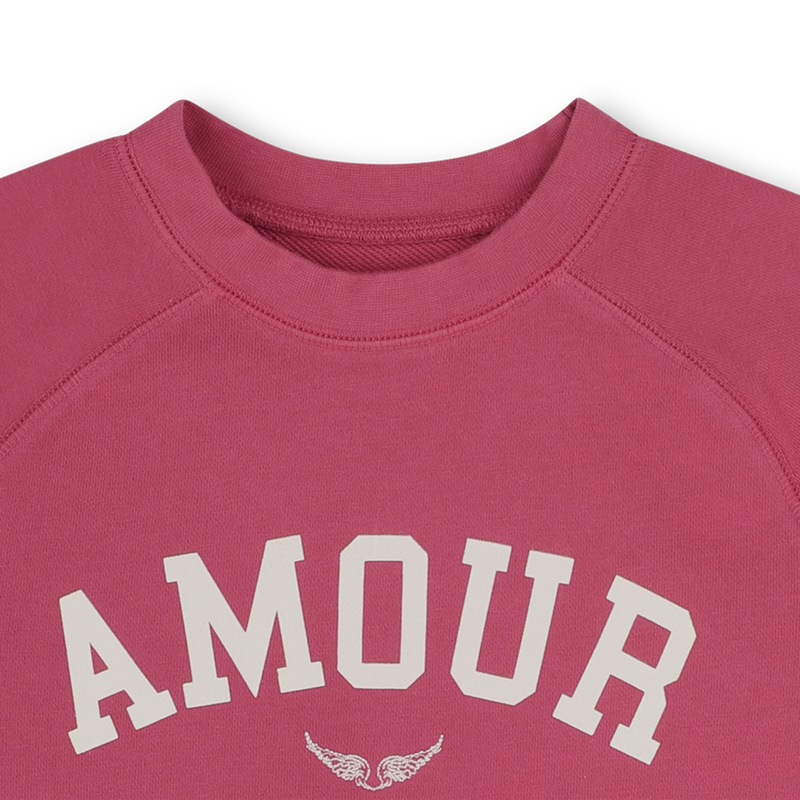 Sweatshirt em molet&atilde;o ZADIG & VOLTAIRE 
                        GIRL